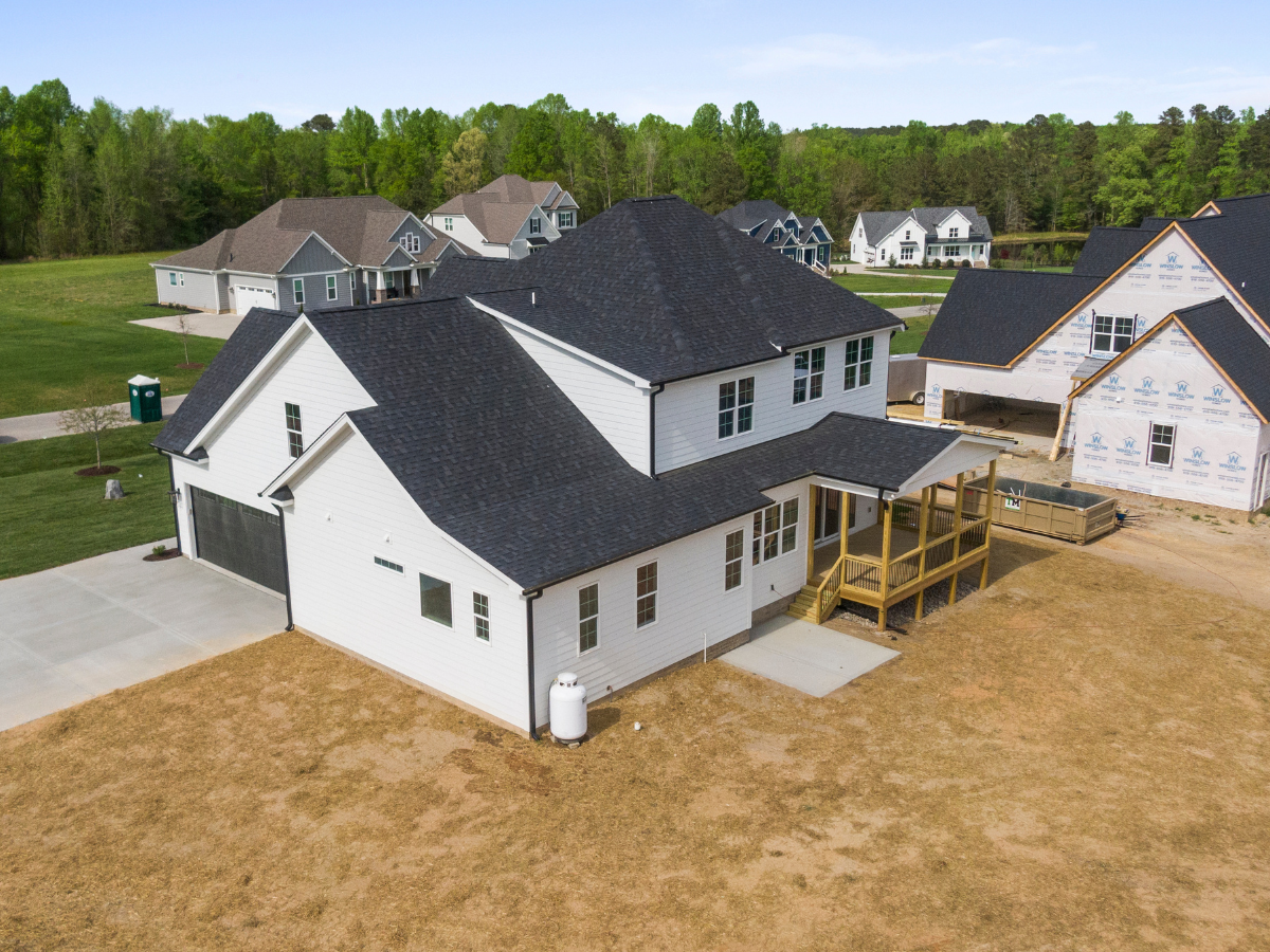 Brick and stone home in Canton, GA with a new architectural shingle roof
